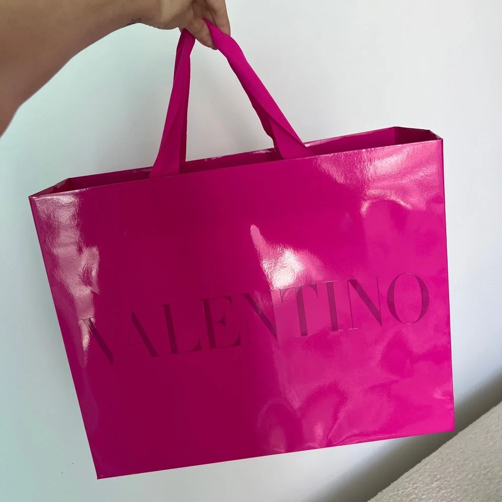 Valentino limited edition Pink shopping bag - Picture 4 of 6